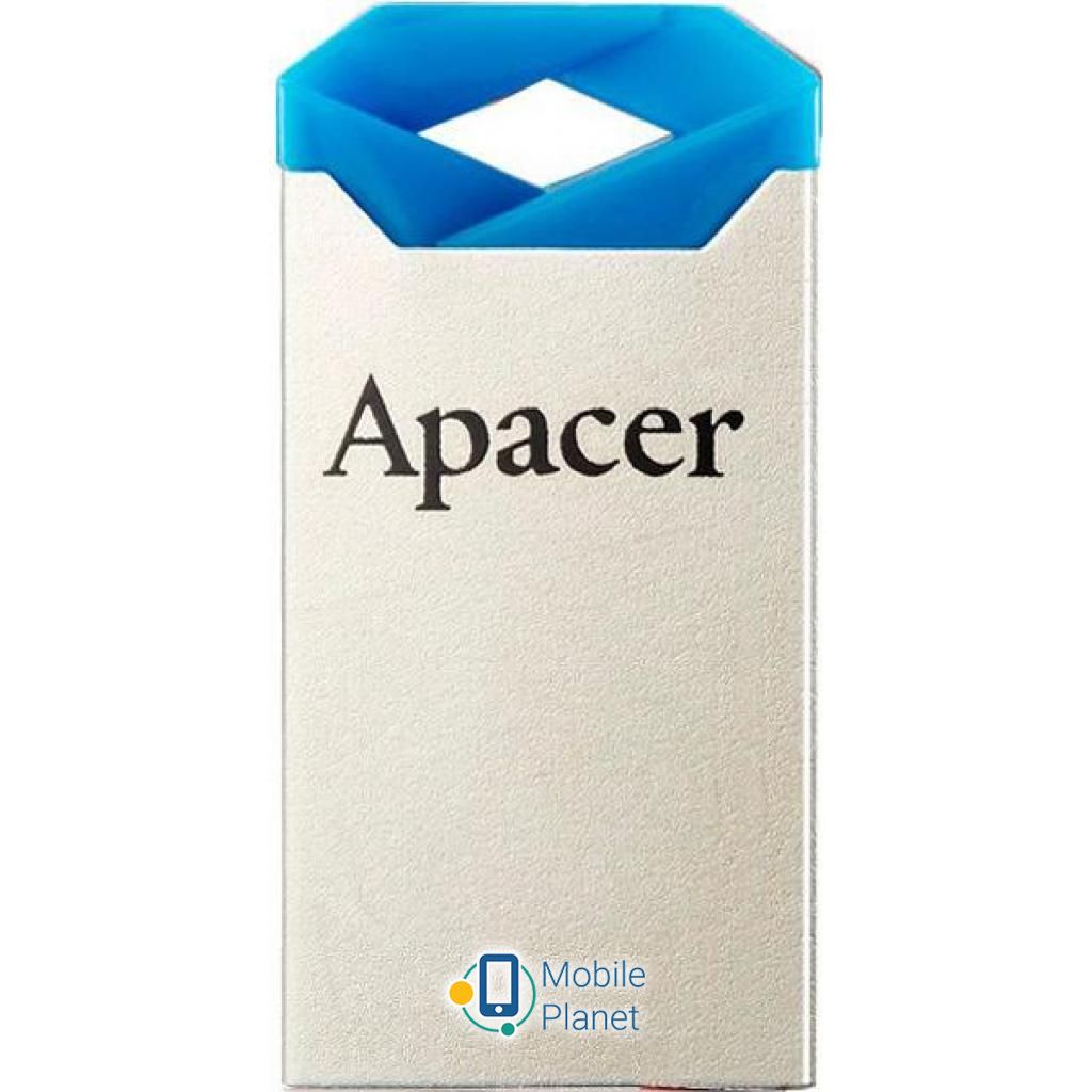 Apacer 64GB AH111 Blue USB 2.0 (AP64GAH111U-1) (UA) Тип: Суперкомпактные,