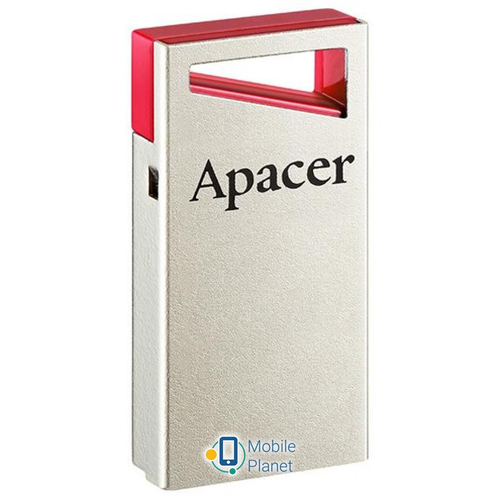 Apacer 64GB AH112 Red USB 2.0 (AP64GAH112R-1) (UA) Объем памяти 64 Gb