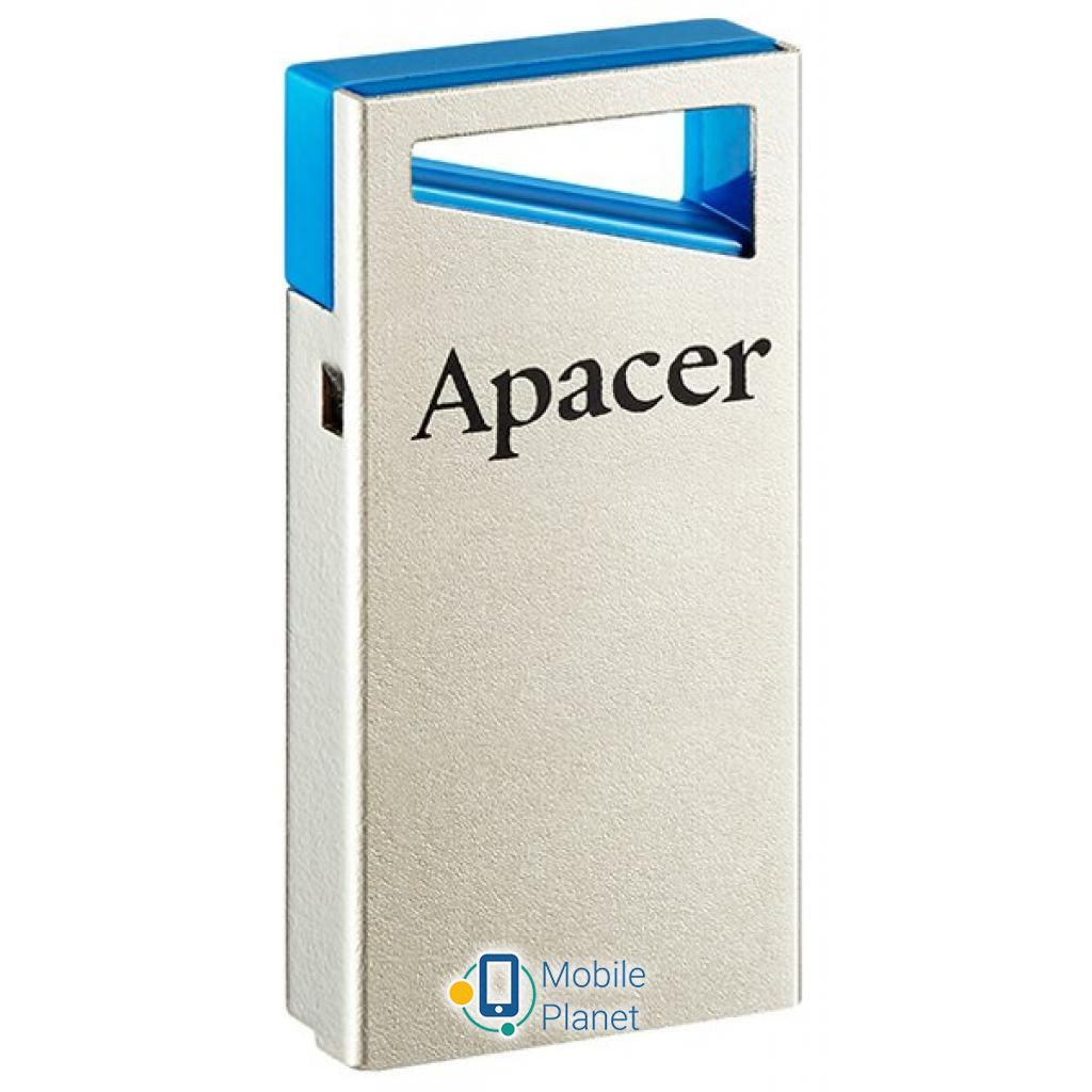 Apacer 64GB AH155 Blue USB 3.0 (AP64GAH155U-1) (UA) Тип: Суперкомпактні,