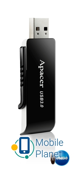 APACER AH350 32GB USB3.0 Black (AP32GAH350B-1) (UA) Объем памяти 32 GB