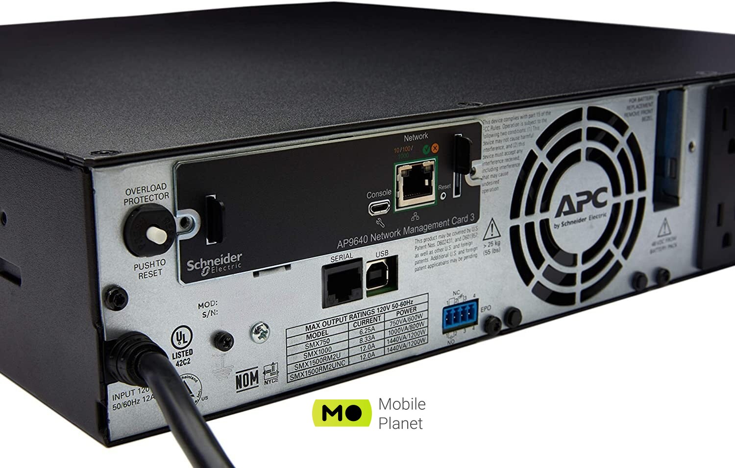 APC Network Management Card with PowerChute Network Shutdown (UA) Призначення: внутрішня;