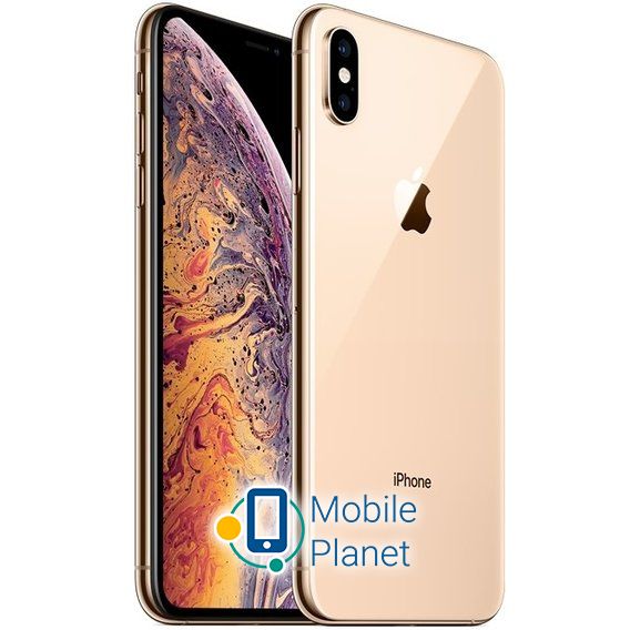 Apple iPhone XS Max 256GB Gold (MT552) датчики  Ідентифікатор обличчя: розпізнавання обличчя за допомогою TreudePth / Barometer / Trinosaeum Guiroscope => Роз'єм синхронізації 