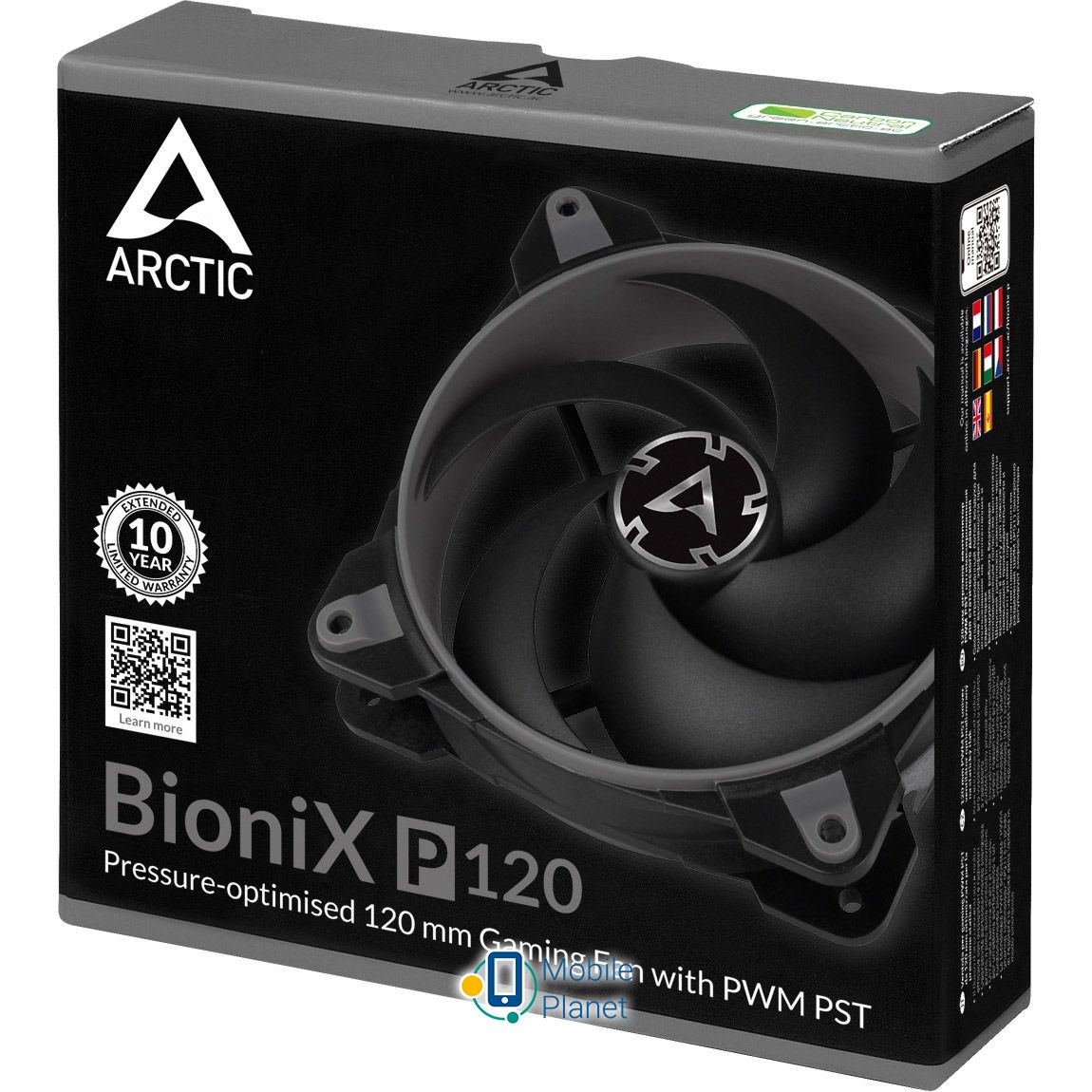 ARCTIC BioniX P120 Gaming PWM PST Gray (ACFAN00168A) (UA) Модель BioniX P120 Gaming PWM PST Gray