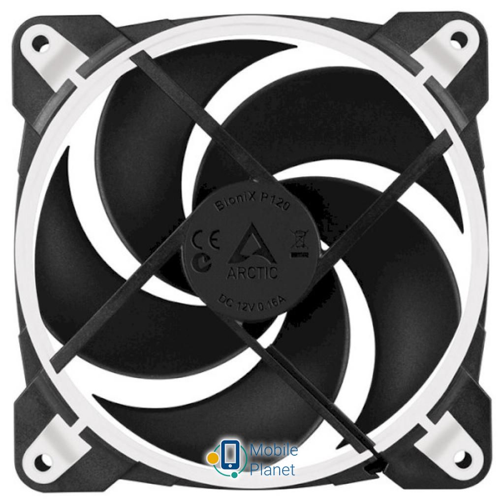 Arctic BioniX P120 White (ACFAN00116A) (UA) Діаметр вентиляторів 120 мм