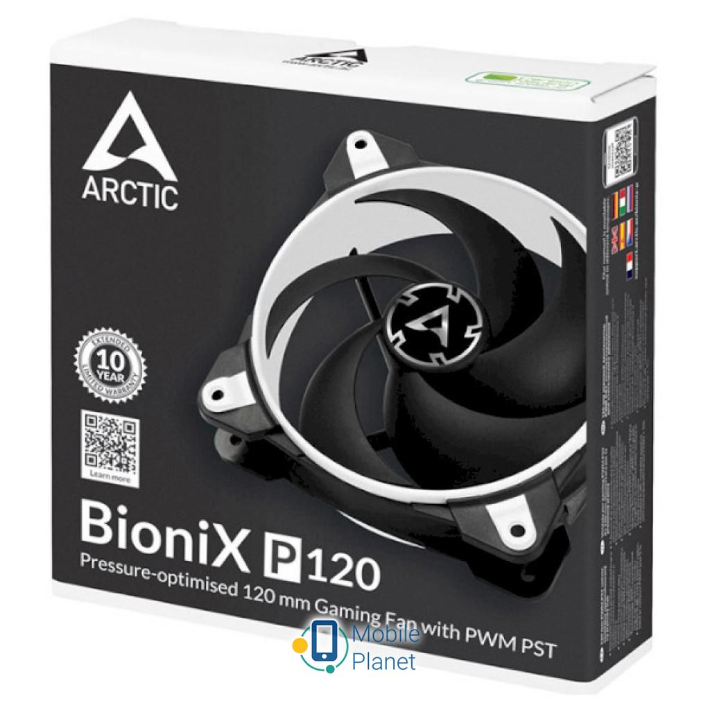 Arctic BioniX P120 White (ACFAN00116A) (UA) Кількість вентиляторів 1
