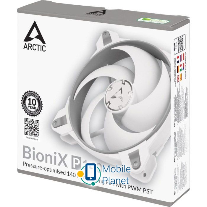 ARCTIC BioniX P140 Gaming PWM PST Gray/White (ACFAN00160A) (UA) Модель BioniX P140 Gaming PWM PST Gray/White