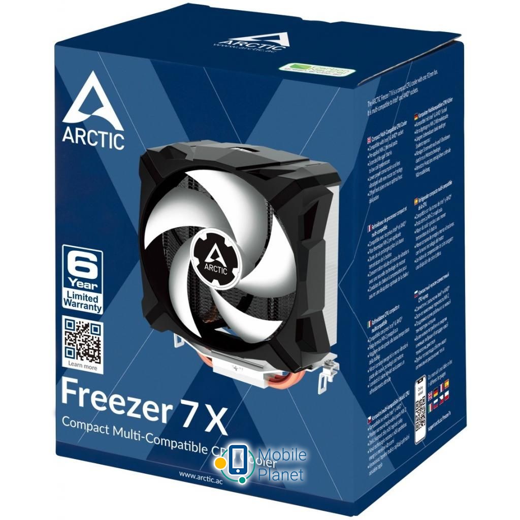 Arctic Freezer 7 X (ACFRE00077A) (UA) Під сокет FM2+, AM4, 1200, FM2, 1151, 775, 1150, 1155, 1156, AM3, AM3+, FM1