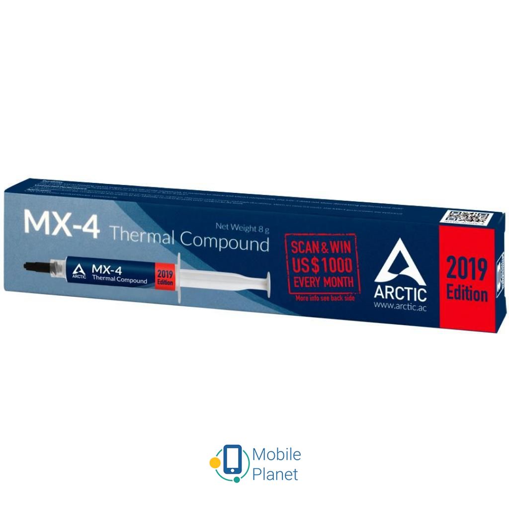 ARCTIC MX-4. 8g (ACTCP00008B) Сумісність: для процесорів, для