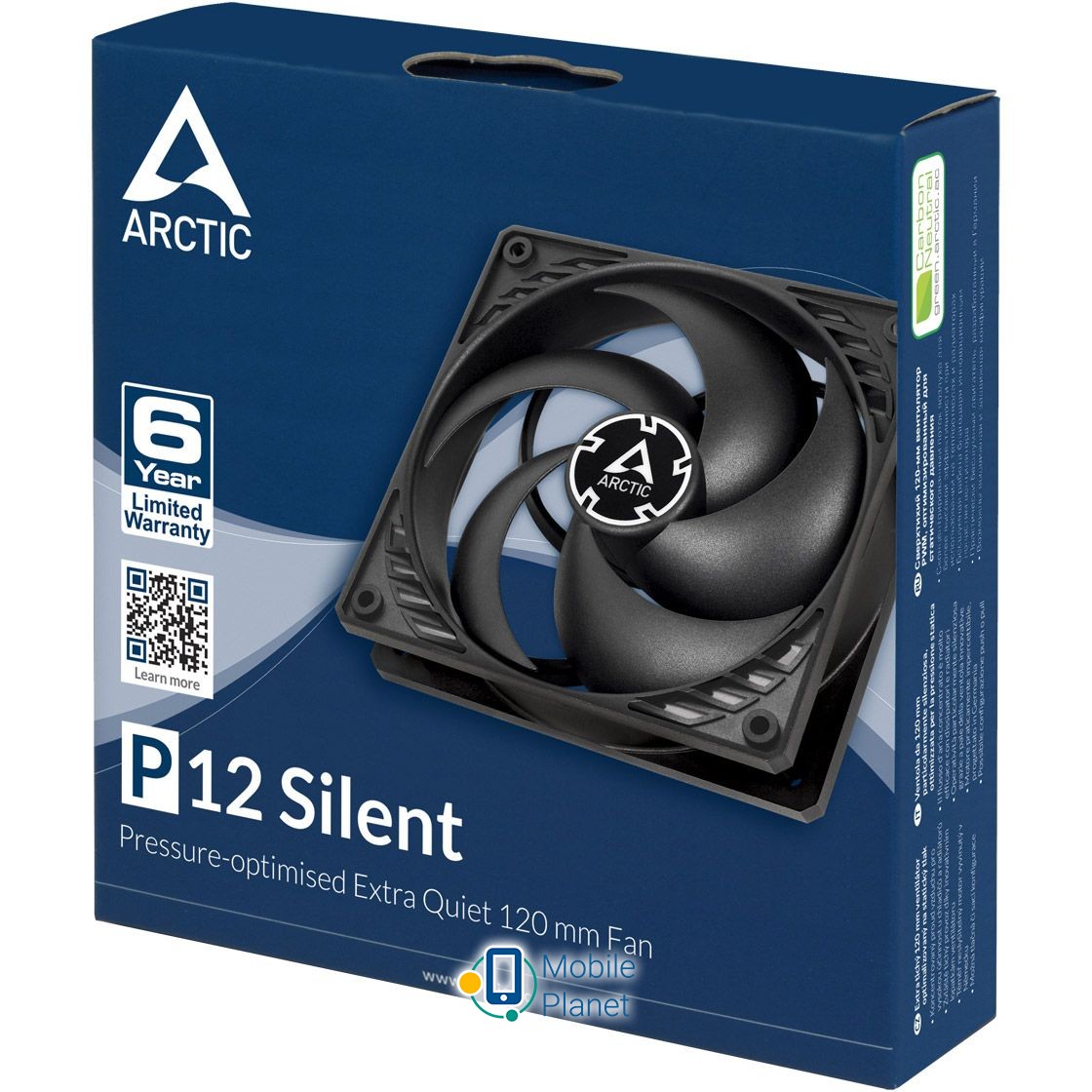 ARCTIC P12 Silent (ACFAN00130A) (UA) Модель: P12 Silent; Діаметр: 120 мм;