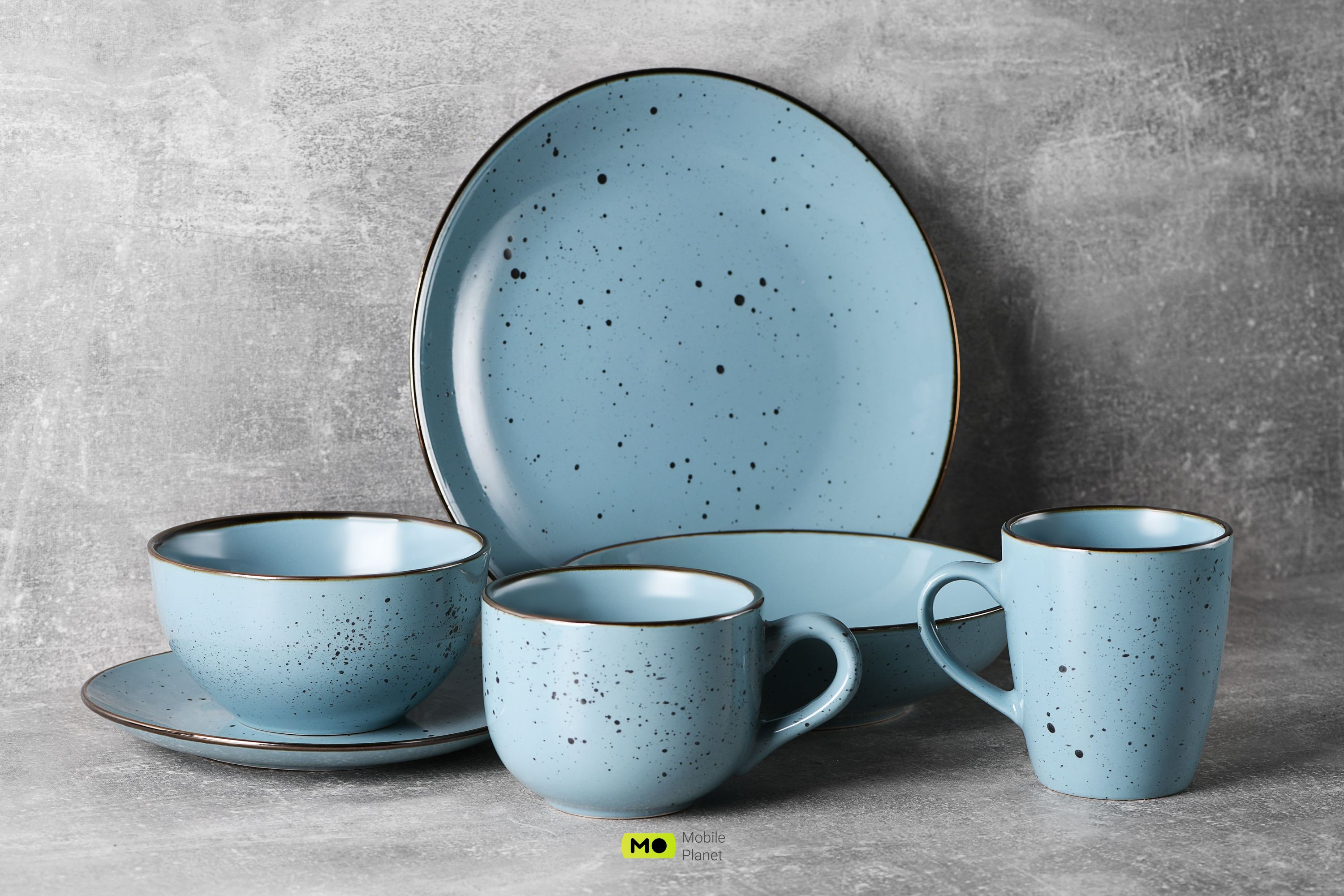 ARDESTO Bagheria (26 см, Misty blue, кераміка) (AR2926BGC) (UA) Тип: тарілка обідня; Серія: Bagheria;