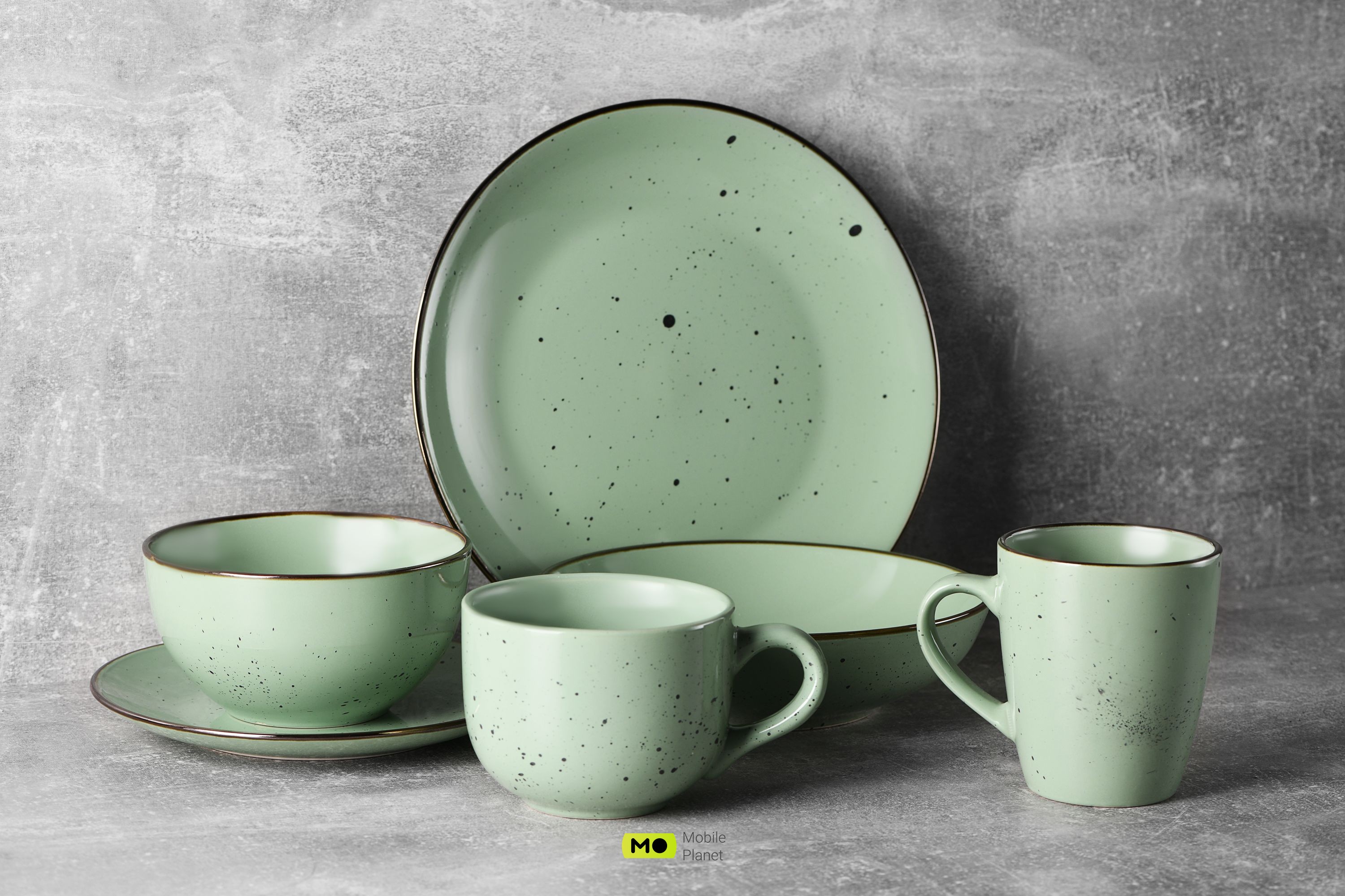 ARDESTO Bagheria (360 мл, Pastel green, кераміка) (AR2936GGC) (UA) Тип: чашка; Кількість предметів: