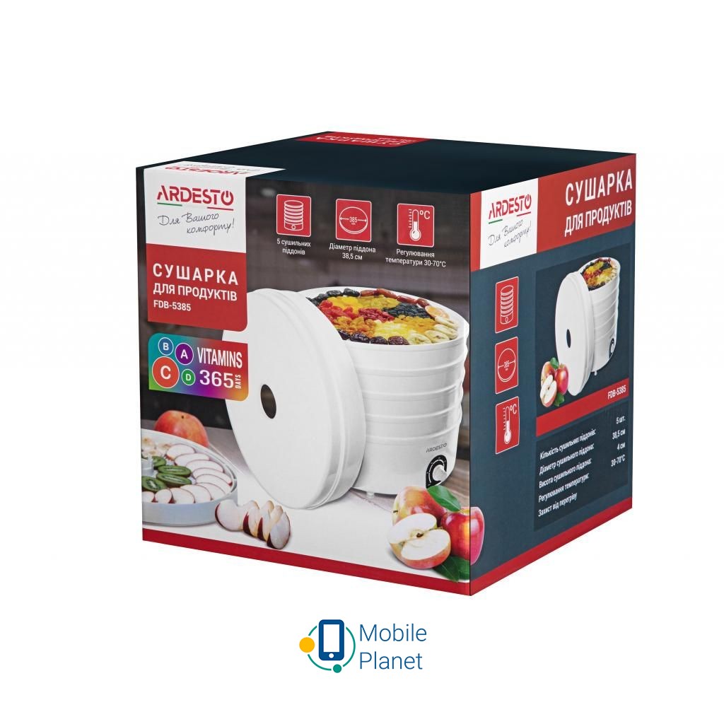 Ardesto FDB-5385 Тип управління: механічний;