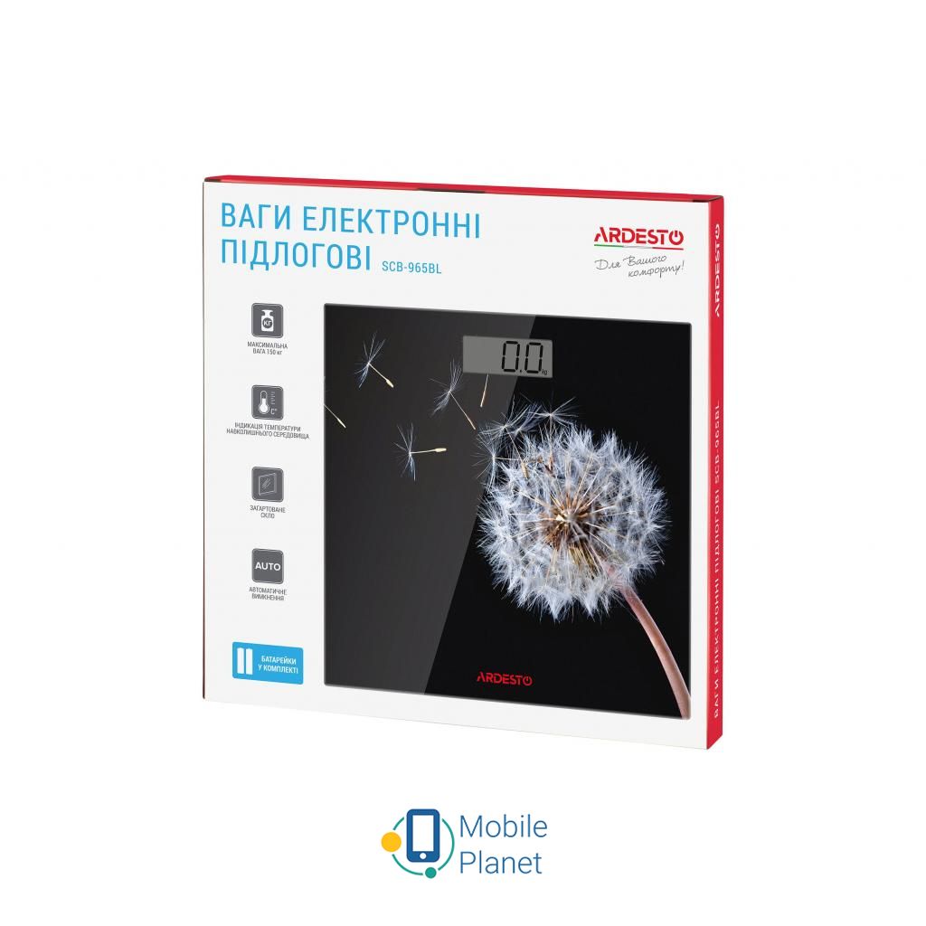Ardesto SCB-965BL (UA) Тип роботи: Електронні;