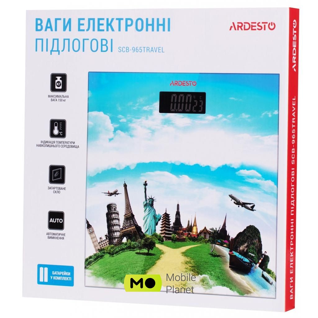 Ardesto SCB-965TRAVEL Тип роботи: Електронні;