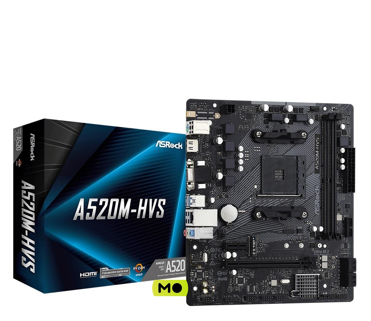 ASRock A520M-HVS EU Архітектура процесора  Zen 2; Zen 3