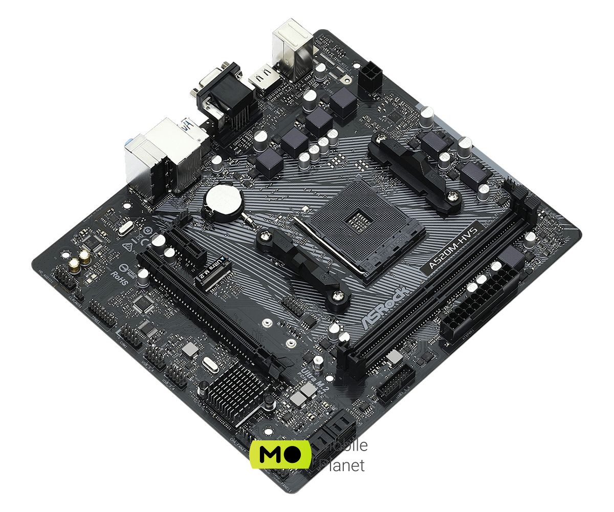 ASRock A520M-HVS EU Тип роз'єму  Socket АМ4