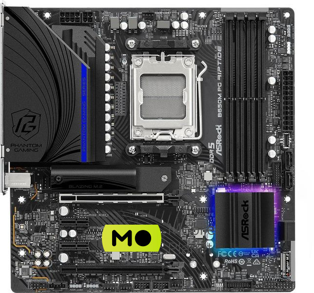 ASRock B650M PG RIPTIDE EU Тип охлаждения чипсета материнской платы  Пассивный