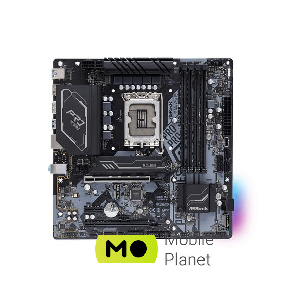 ASRock H670M PRO RS (UA) Підтримка SLI/CrossFire AMD CrossFire