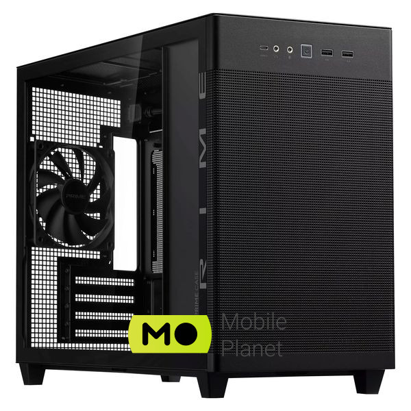 ASUS Prime AP201 Black Tempered Glass (90DC00G0-B39010) (UA) Наявність блока живлення без блоку живлення