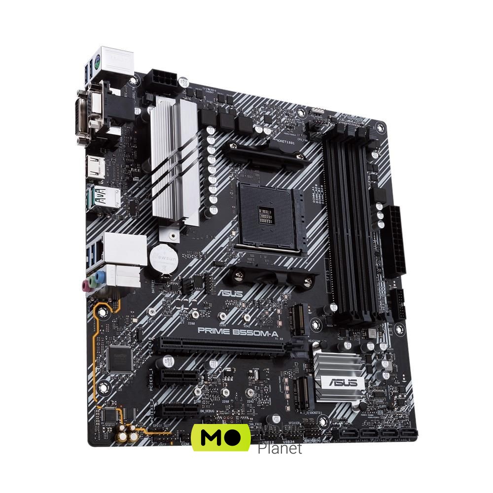 ASUS PRIME B550M-A (90MB14I0-M0EAY0) EU Поддерживаемые процессоры: AMD