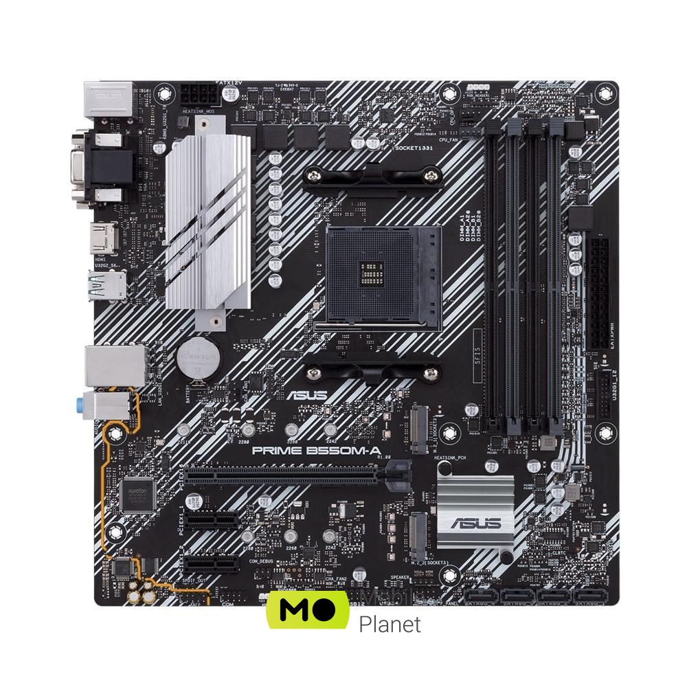 ASUS PRIME B550M-A (90MB14I0-M0EAY0) EU Чіпсет  AMD B550