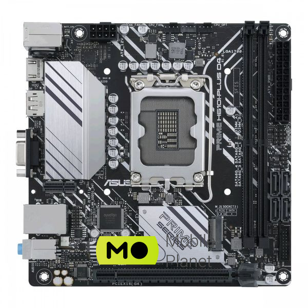 ASUS PRIME H610I-PLUS D4-CSM (90MB1B20-M0EAYC) (UA) Назначение: обычная; Сокет: 1700;