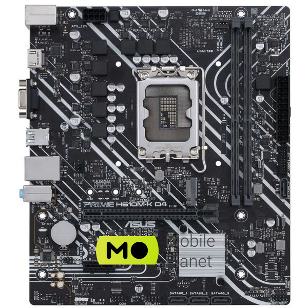 ASUS PRIME H610M-K D4 (90MB1A10-M0EAY0) (UA) Призначення: нормальна; Сокет: