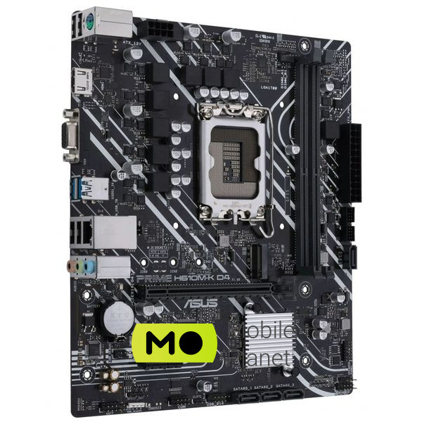 ASUS PRIME H610M-K D4 (90MB1A10-M0EAY0) (UA) Тип оперативної пам'яті DDR4