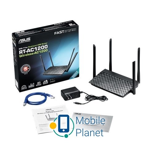 ASUS RT-AC1200 (90IG0550-BM3400) (UA) Тип модему: зовнішній; Режими