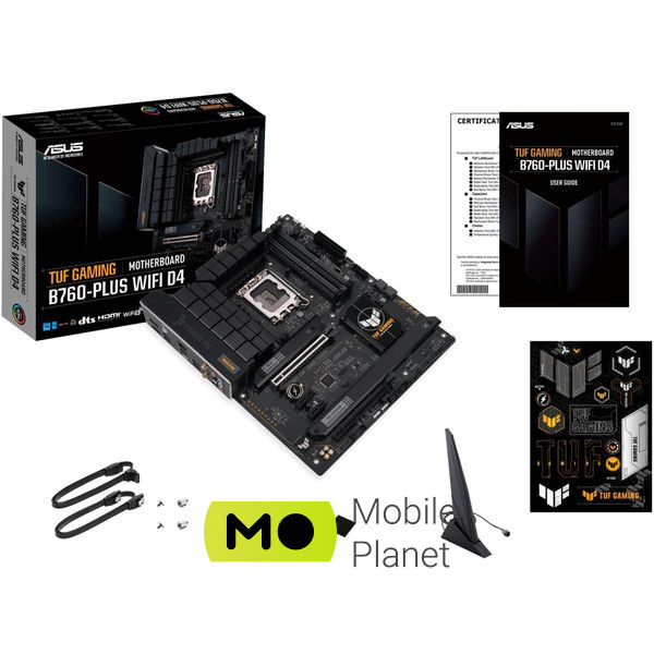 ASUS TUF GAMING B760-PLUS WIFI D4 (90MB1DF0-M0EAY0) (UA) Призначення: геймерська; Сокет: