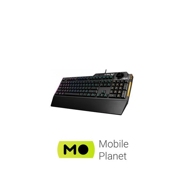 ASUS TUF Gaming K1 USB UA Black (90MP01X0-BKMA00) (UA) Тип: ігрова, мультимедійна, з