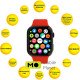 AURA X2 Pro 44mm Red (SWAX244R) (UA)