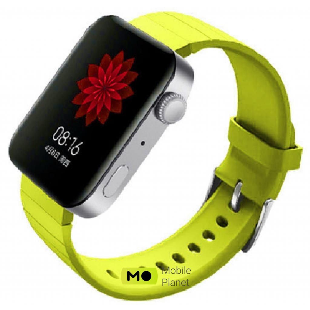 BeCover Silicone для Xiaomi Mi Watch Yellow (704522) (UA)