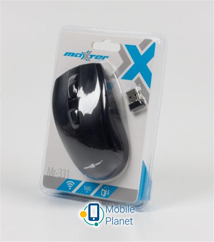 бездротова Maxxter Mr-331 Black USB Інтерфейс підключення: USB;
