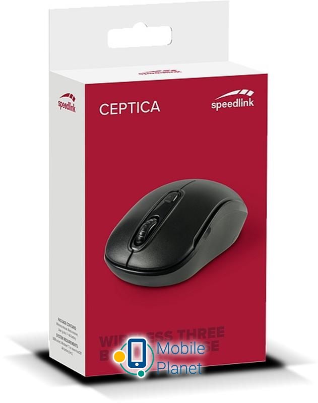 бездротова SpeedLink Ceptica (SL-630 013-BKBK) Black USB (UA) Інтерфейс підключення: USB;