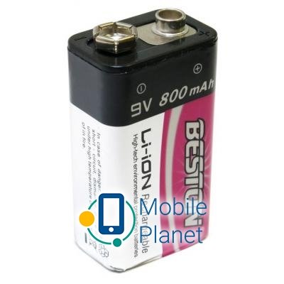 BESTON CR-9V 800mAh Li-ion (AAB1823) (UA) Типоразмер: Крона;