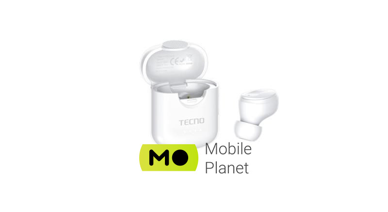 Bluetooth-гарнітура Tecno Minipods M1 White (4895180759475) (UA) Тип: вкладиші; Тип підключення: