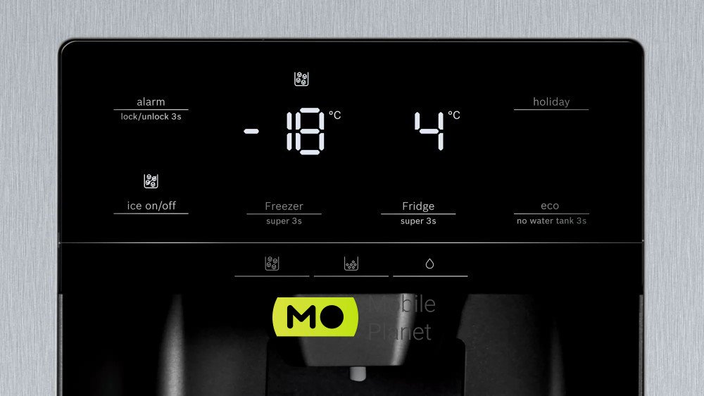 Bosch KAI93VI304 нержавіюча сталь Морозилка 165 л, збоку, до -24 °C