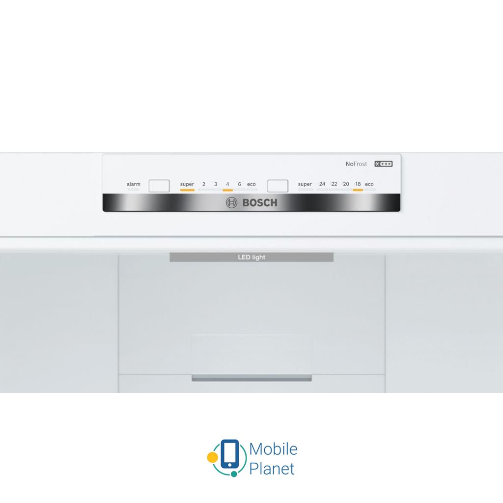 BOSCH KGN36VL326 Розташування морозильної камери нижче