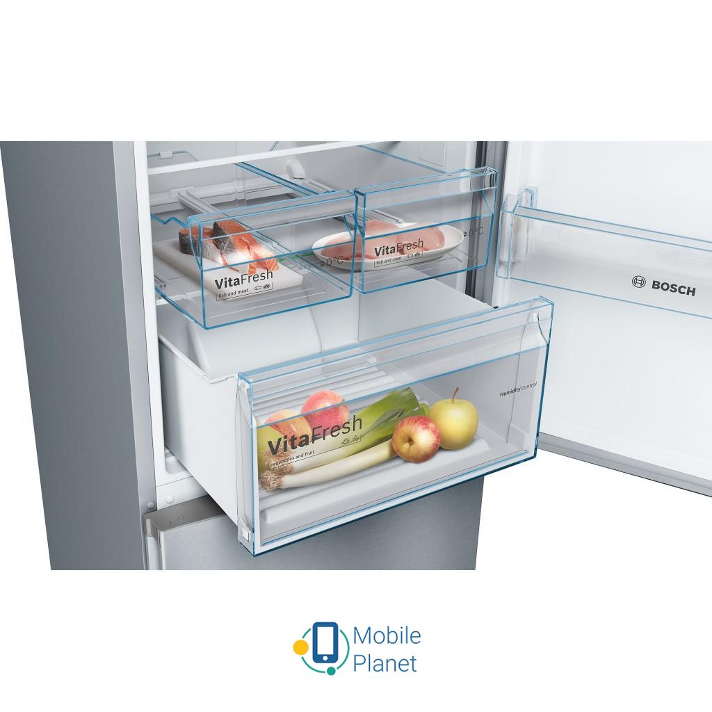 BOSCH KGN36VL326 Колір чорний (скло); Вага нетто 90