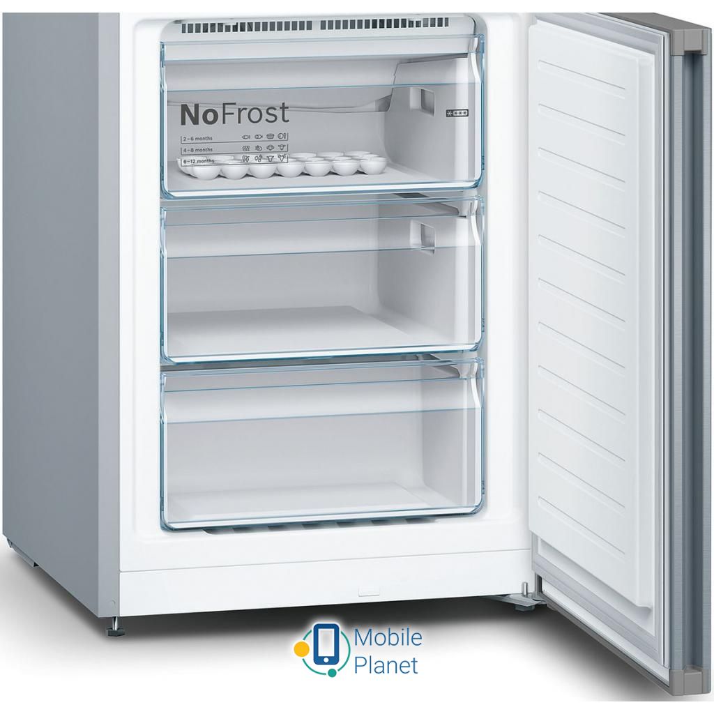 BOSCH KGN39XI326 Колір білий (скло); Вага нетто 90