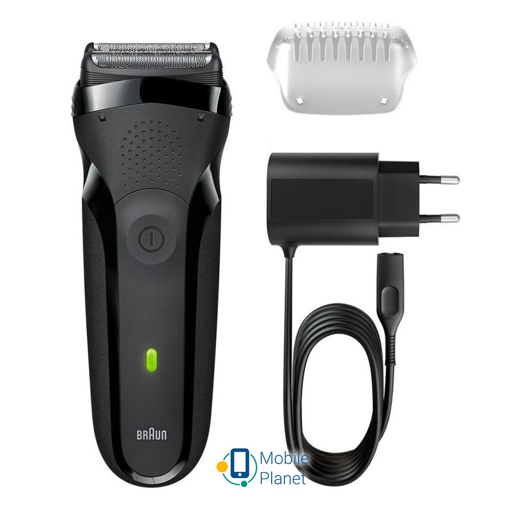 BRAUN Series 3 300 Black Система бритья: Сеточная; Способ