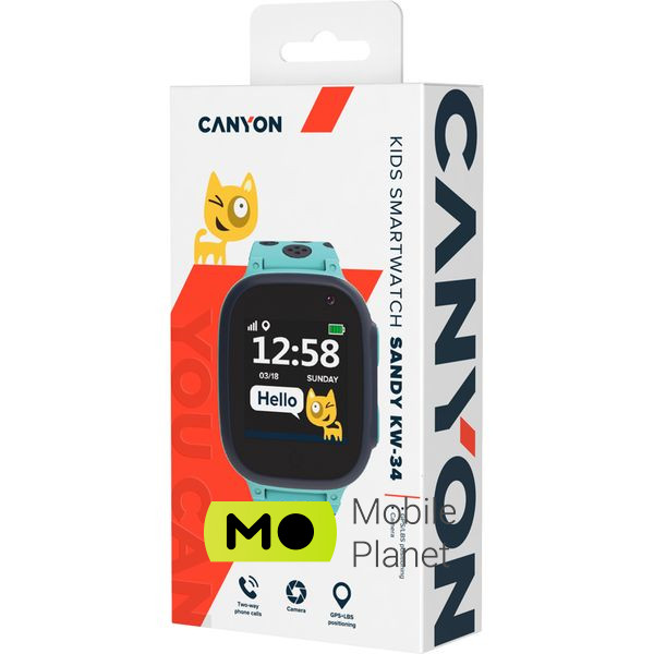 CANYON Sandy KW-34 Blue / Gray (CNE-KW34BL) (UA) Модель: Sandy KW-34; Процесор: MediaTek