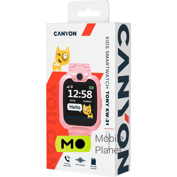 CANYON Tony KW-31 Rose (CNE-KW31RR) (UA) Модель: Tony KW-31; Процесор: MediaTek