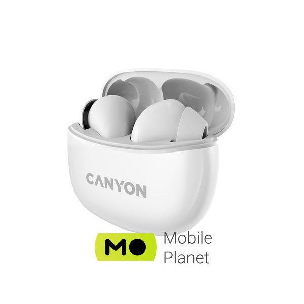 Canyon TWS-5 White (CNS-TWS5W) (UA) Тип пристрою: гарнітура; Тип: TWS