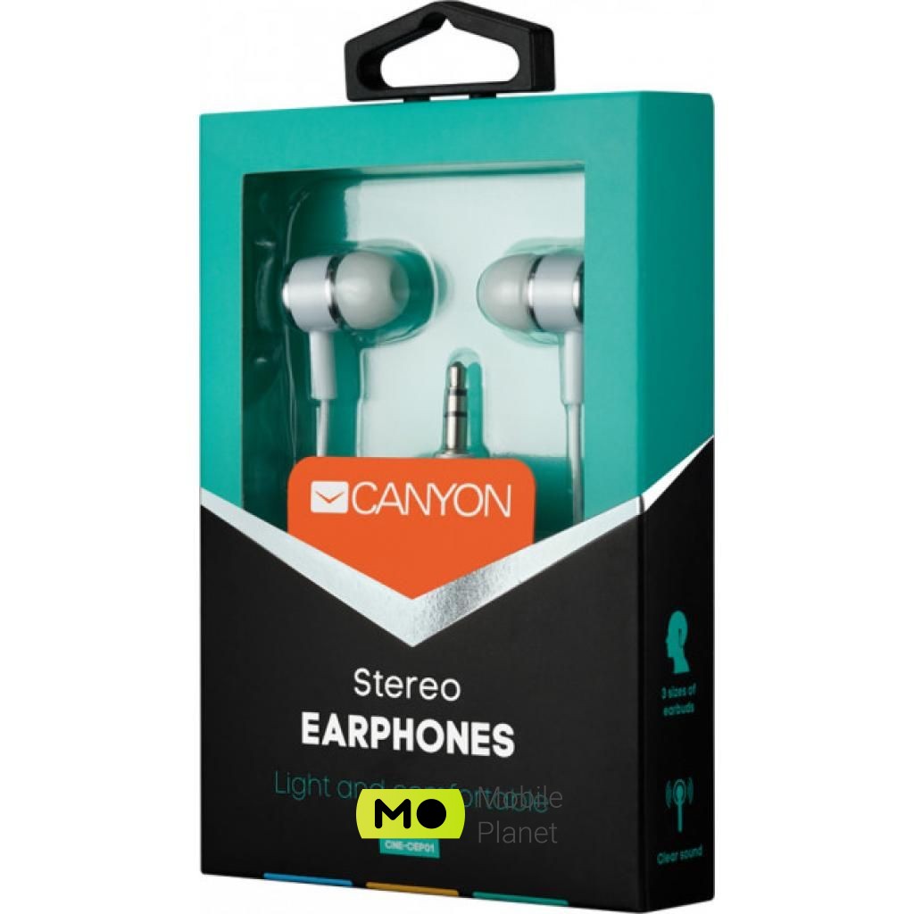CANYON White (CNE-CEPM01W) (UA) Підключення: провідне;
