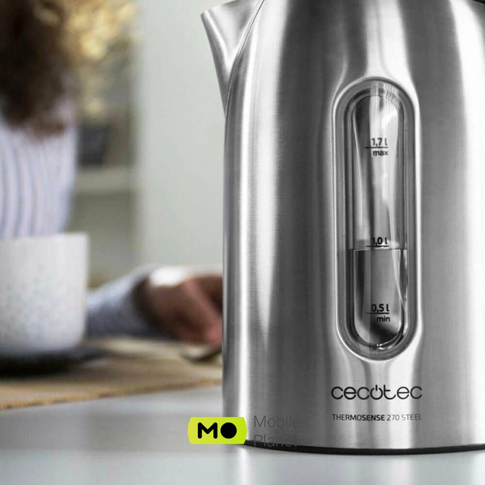 Cecotec ThermoSense 270 Steel CCTC-01514 (8435484015141) Тип: електрочайник; Споживана