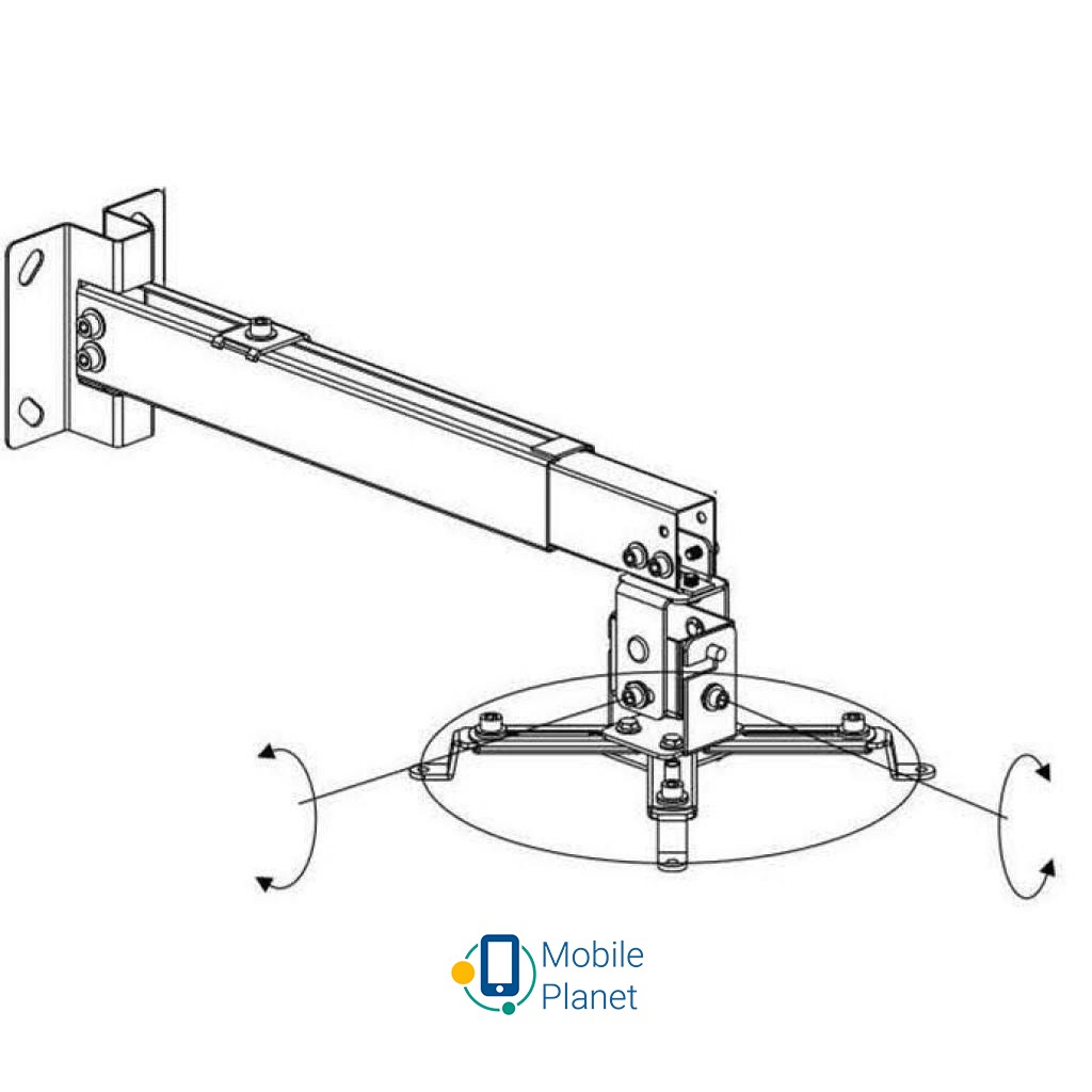CHARMOUNT PRB63-100 Black (UA) Тип: Крепление, Штанга; Тип