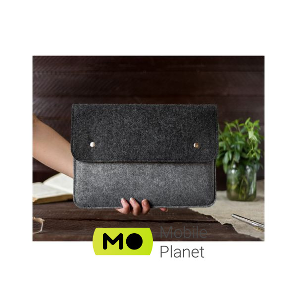 Чохол для ноутбука Gmakin 14 Macbook Pro, Black/Gray (GM05-14) (UA) Спосіб закриття засувка