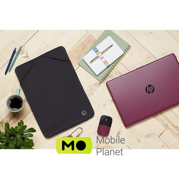 Чохол для ноутбука HP 15.6 Reversible Protective Grey/Mauve Sleeve (2F1W8AA) (UA) Рекомендований розмір ноутбука: